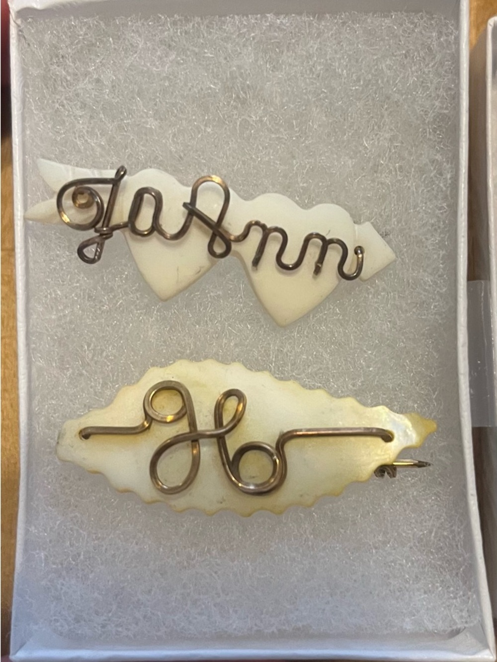 Vintage 1930s-40s Name Pins